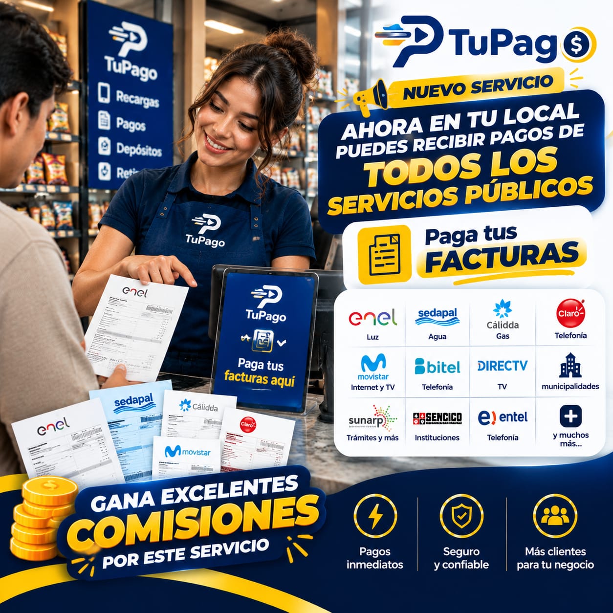 Pago de Facturas y Servicios Públicos